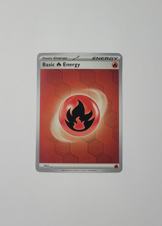 Basic Fire Energy SVE002 (Poké Ball Reverse) - Scarlet & Violet Energies