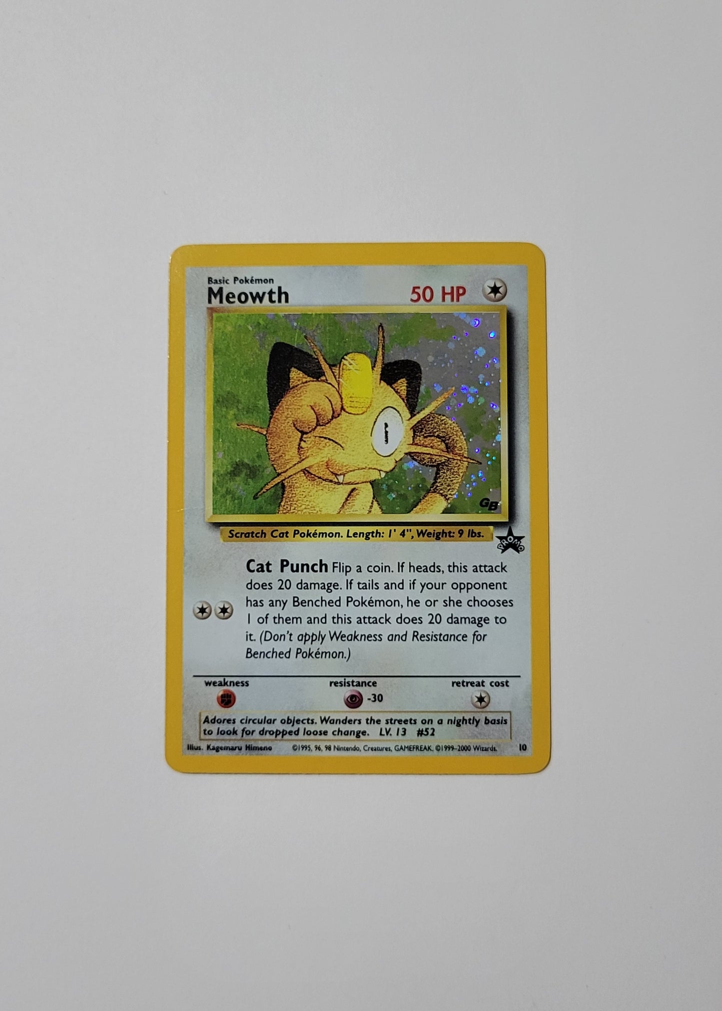 Meowth 10 - Black Star Promo