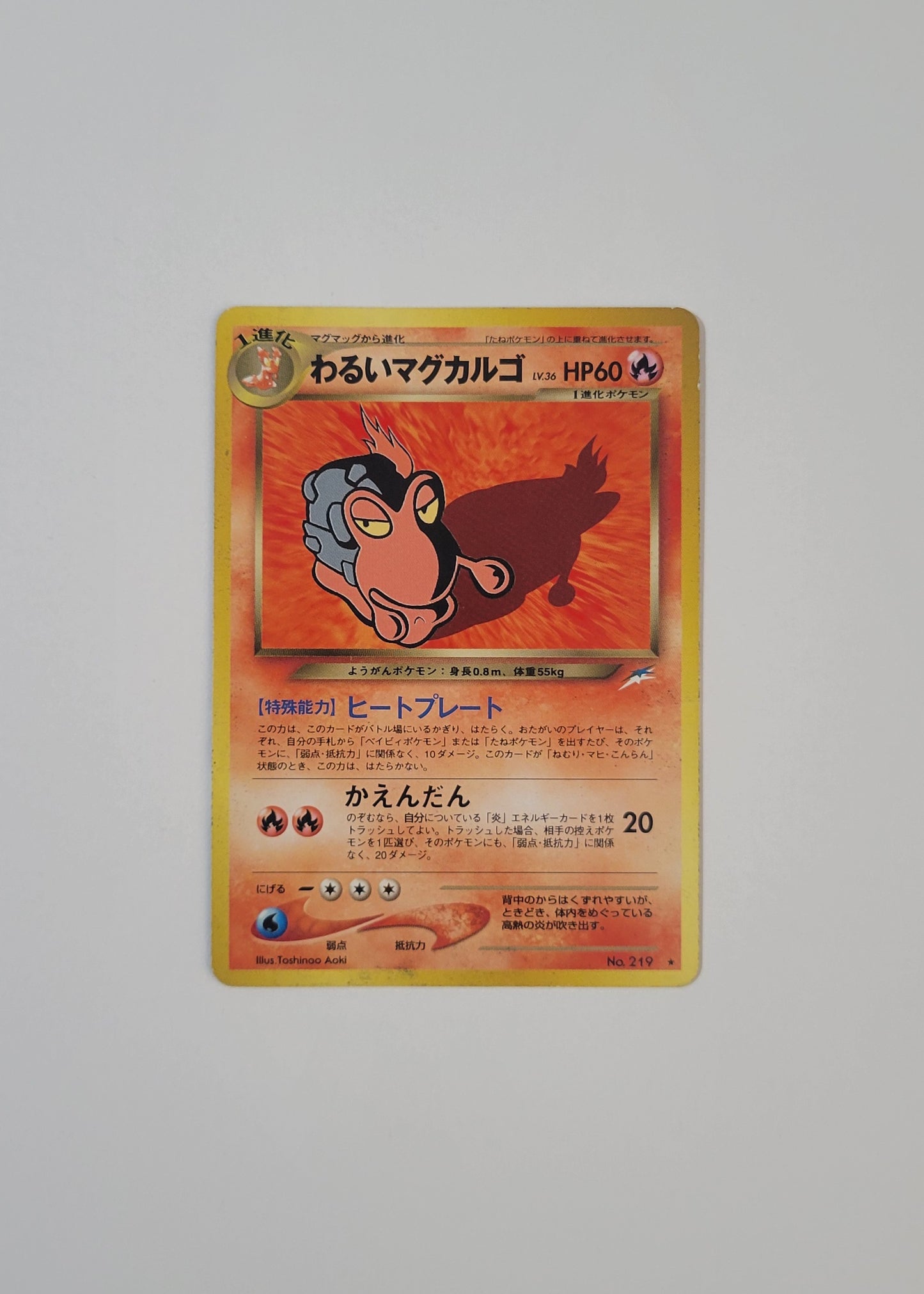 Dark Magcargo No. 219 - Darkness, and to Light... (Japanese)