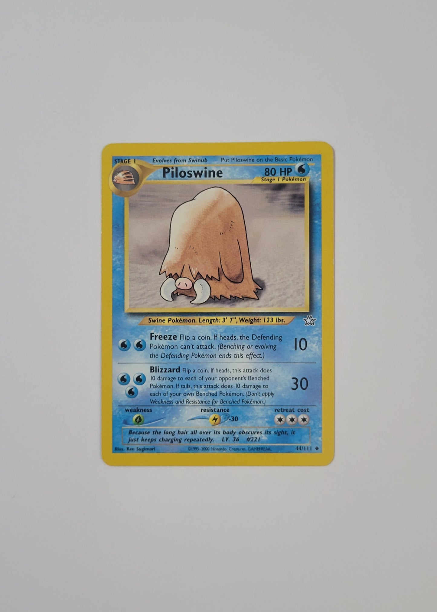 Piloswine 44/111 - Neo Genesis