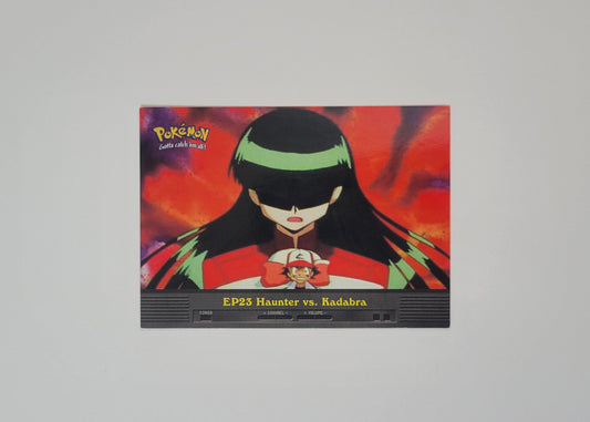 EP23 Haunter vs. Kadabra - Topps TV Animation Edition