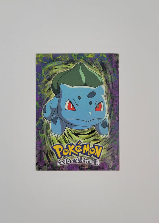 Bulbasaur #E1 - Pokemon 1999 Topps Movie Evolution