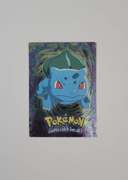 Bulbasaur #E1 (Foil) - Pokemon 1999 Topps Movie Evolution