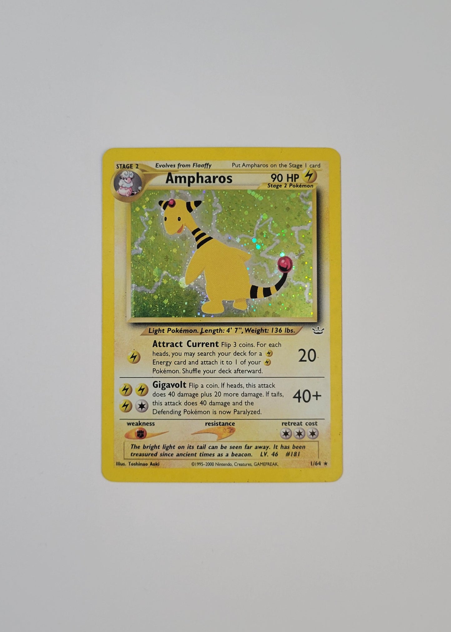 Ampharos 1/64 - Neo Revelation