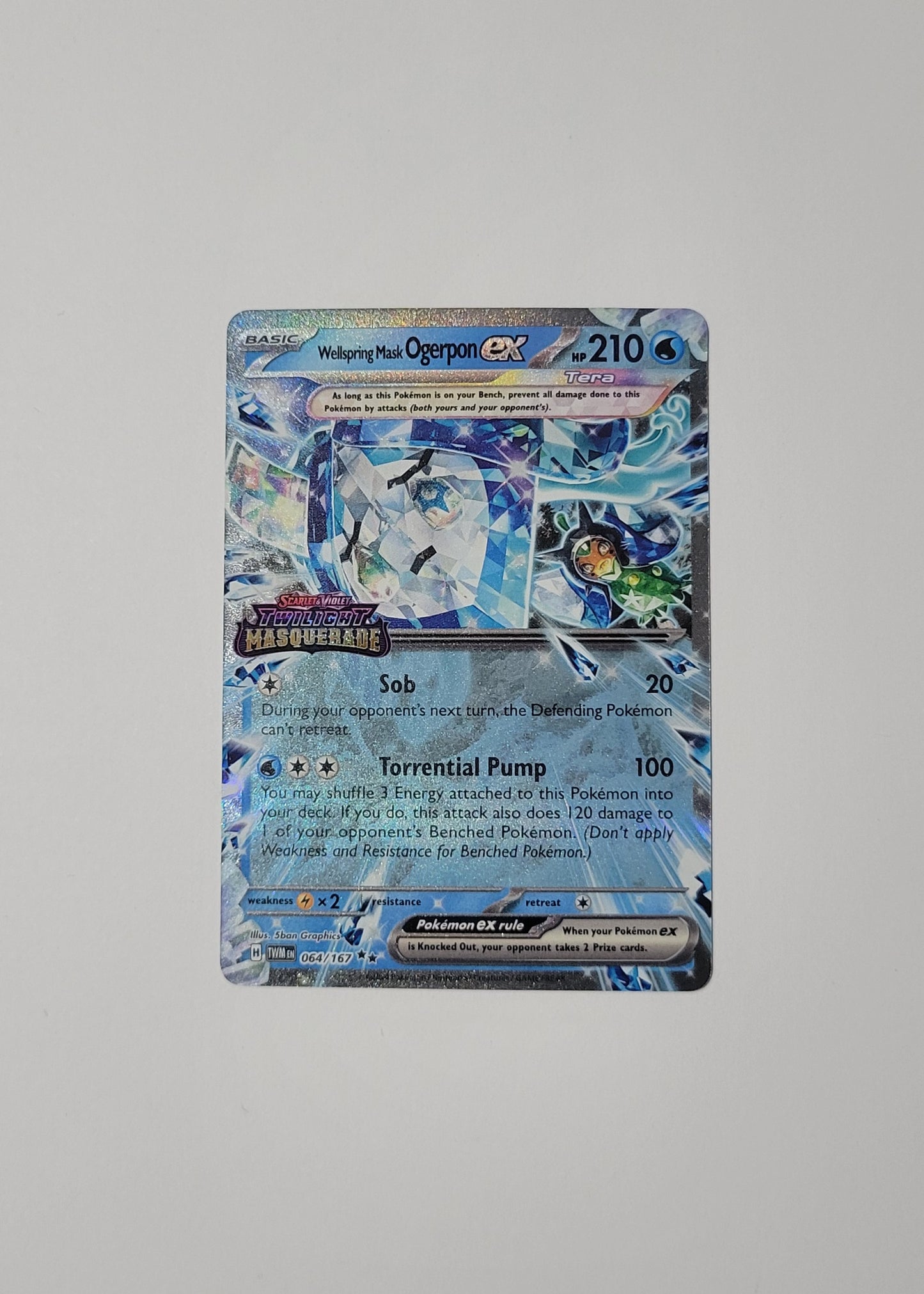 Wellspring Mask Ogerpon ex 064/167 (Stamped) - Twilight Masquerade