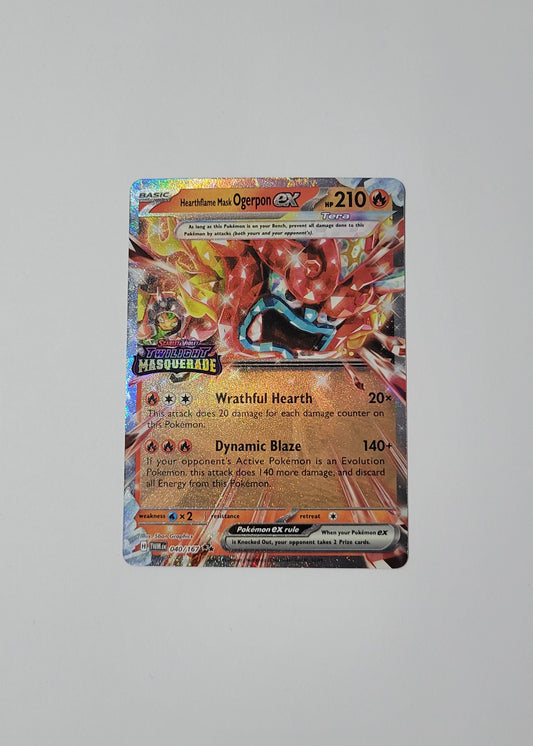 Hearthflame Mask Ogerpon ex 040/167 (Stamped) - Twilight Masquerade
