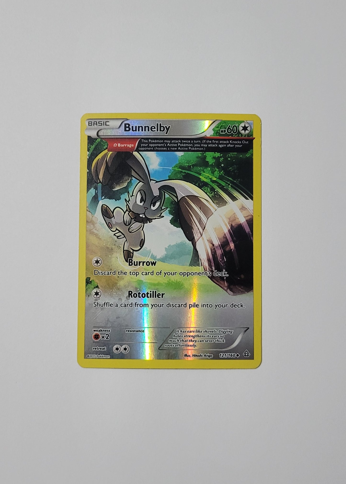 Bunnelby 121/160 (Reverse Holo) - Primal Clash