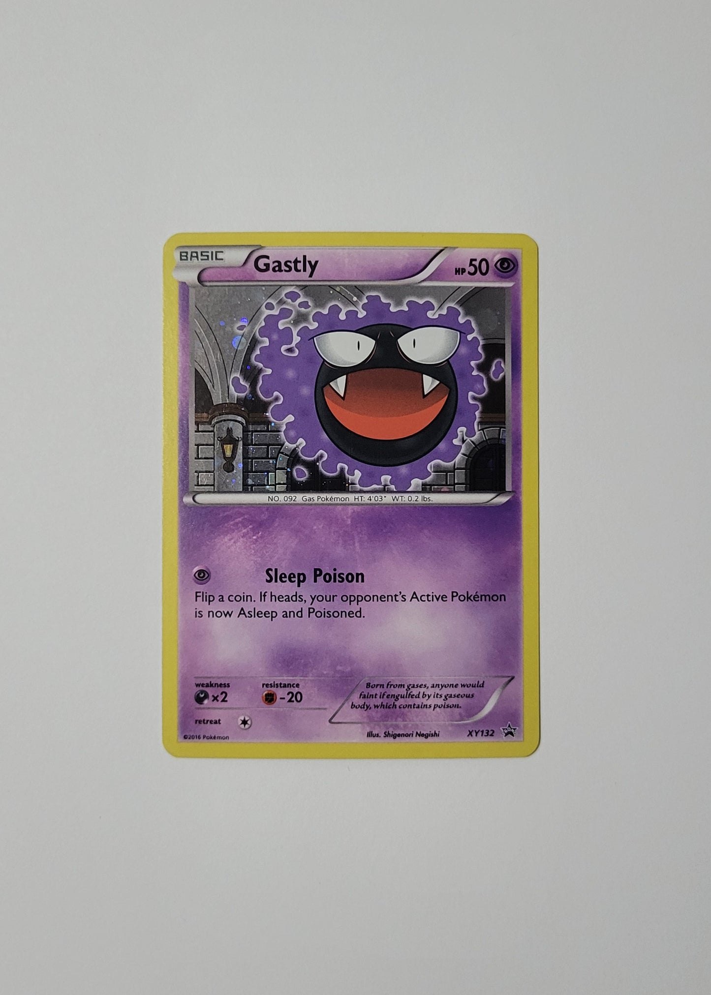 Gastly XY132 - Black Star Promo