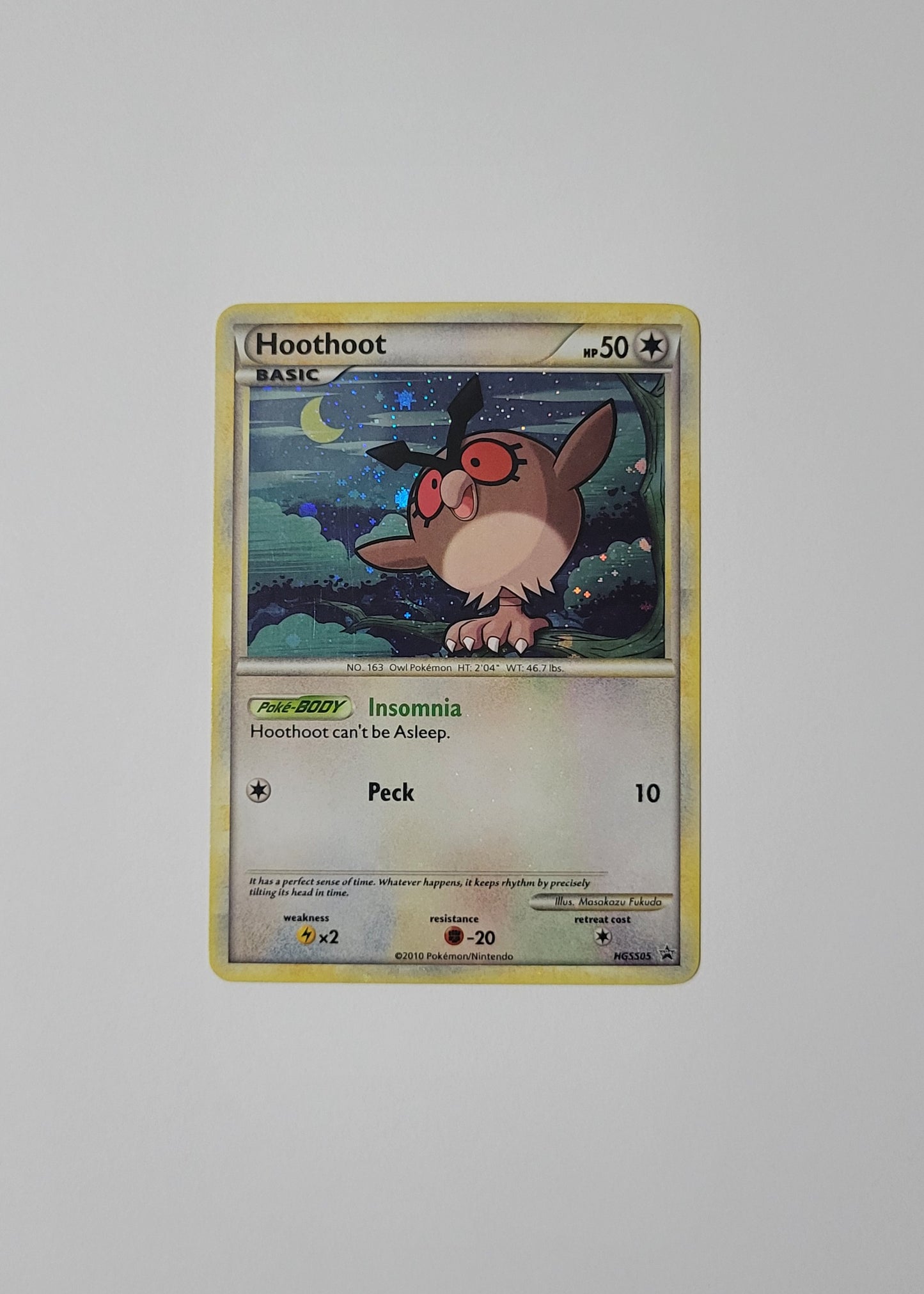Hoothoot HGSS05 - Black Star Promo