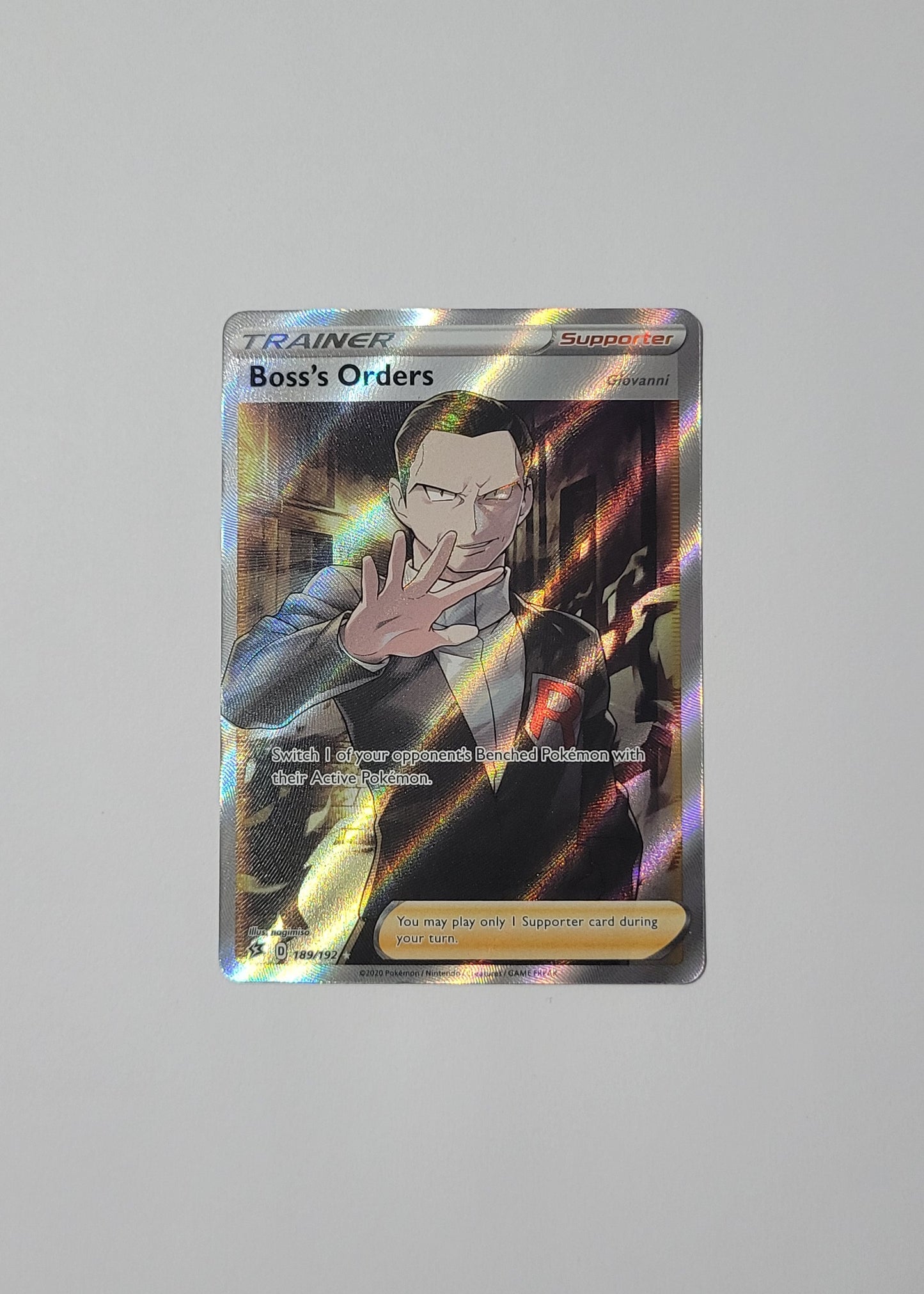Boss's Orders (Giovanni) 189/192 - Rebel Clash