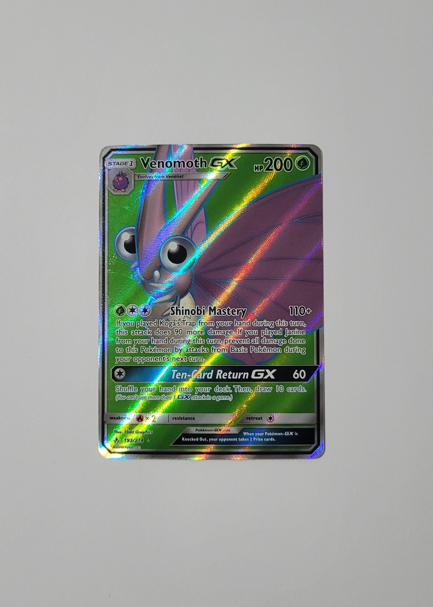 Venomoth GX 193/214 - Unbroken Bonds