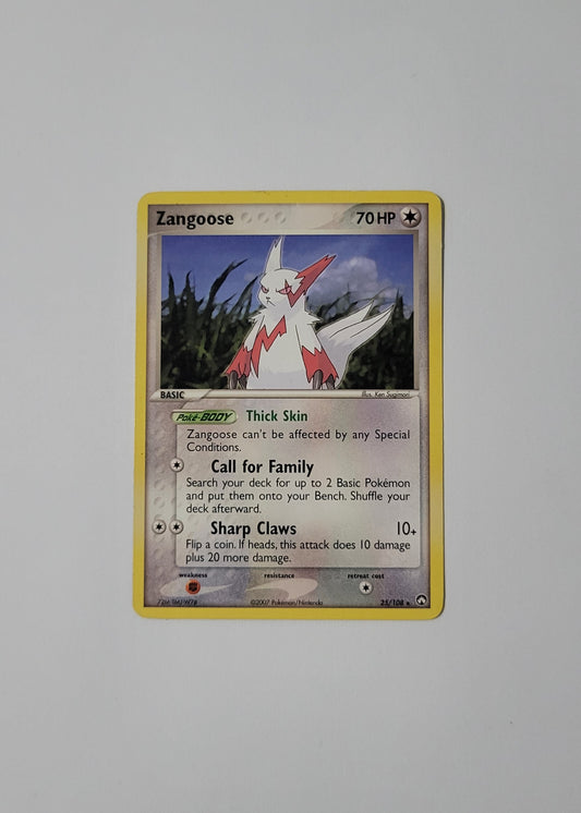 Zangoose 25/108 - EX Power Keepers