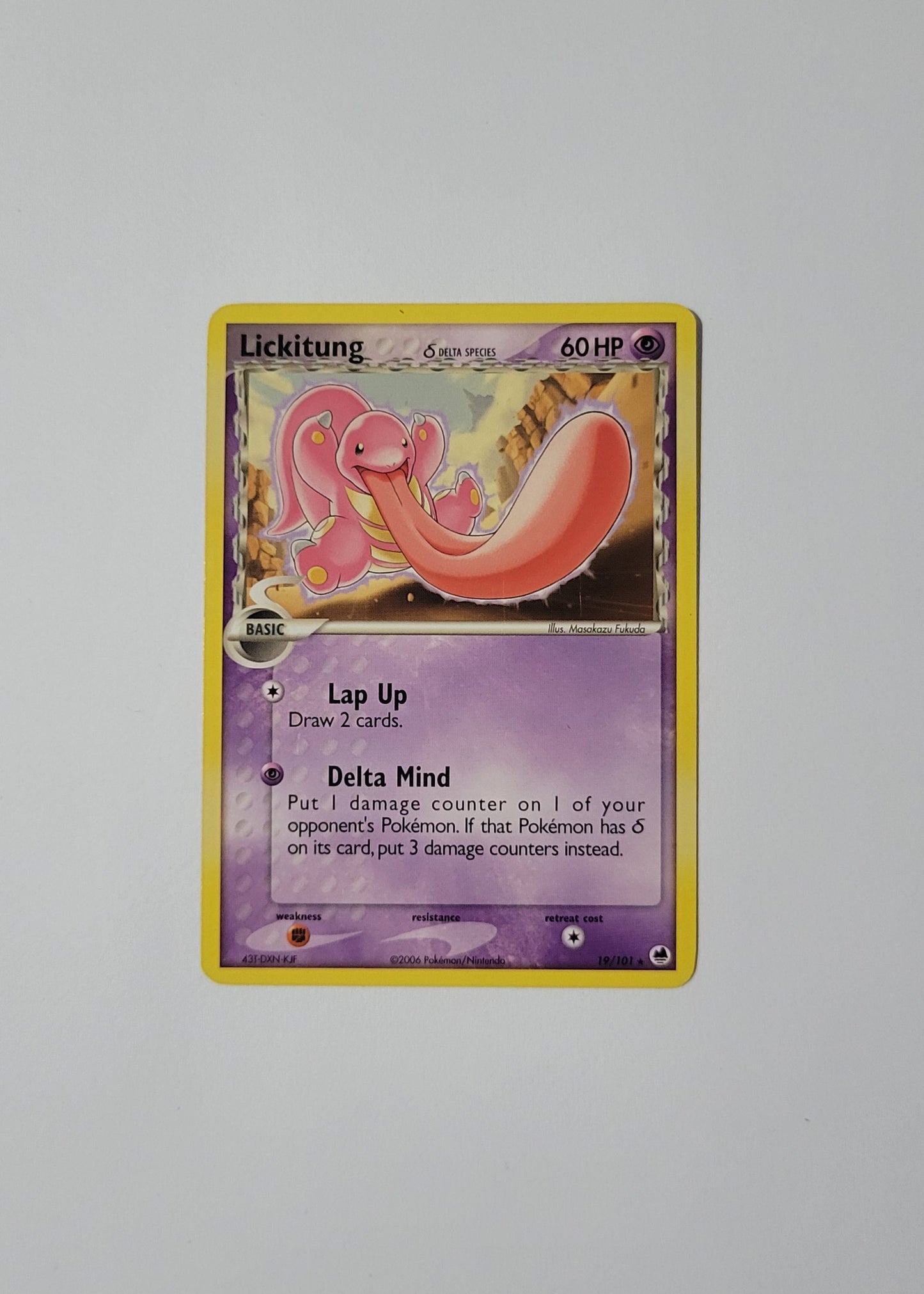 Lickitung 19/101 - EX Dragon Frontiers