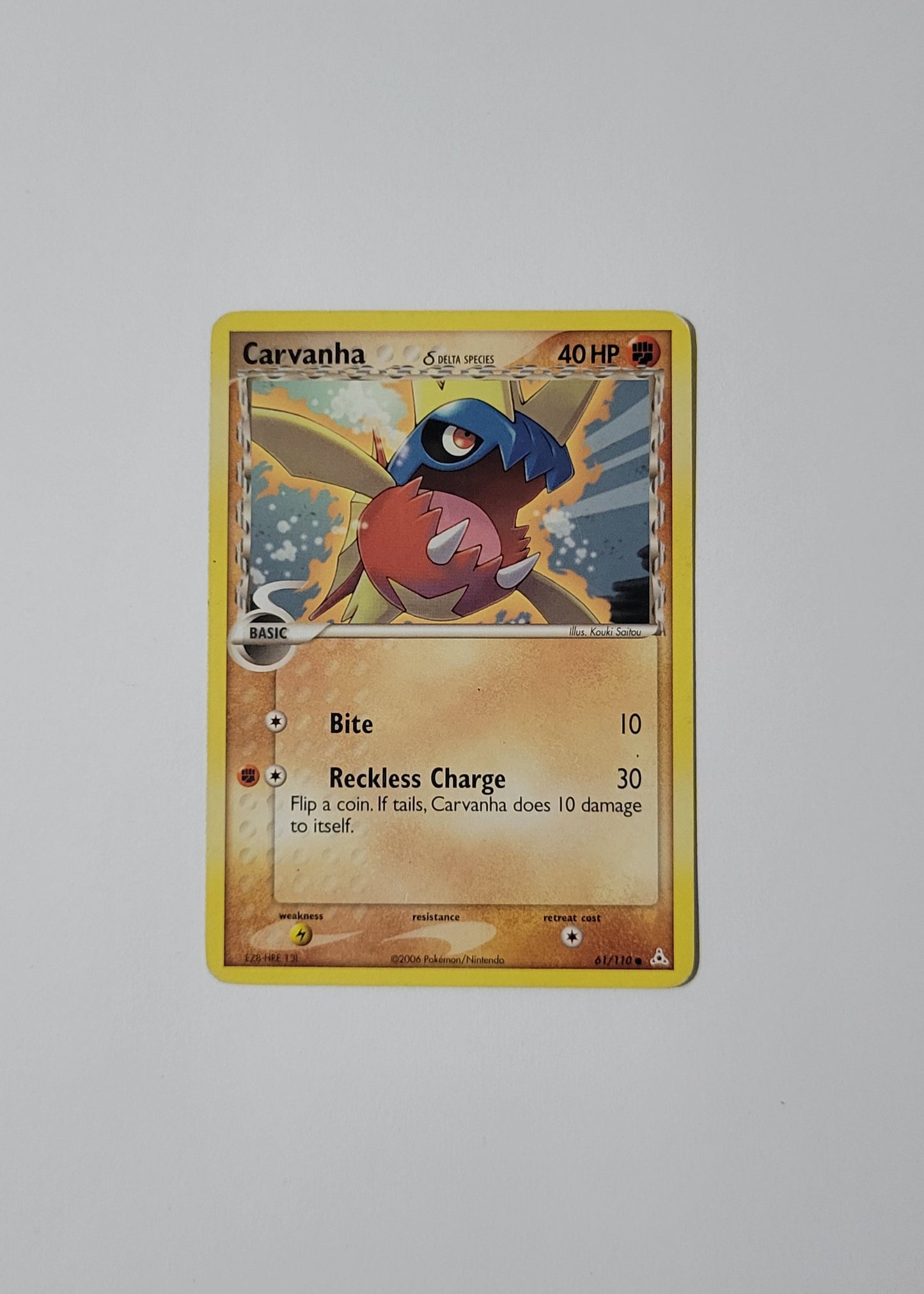 Carvanha 61/110 - EX Holon Phantoms