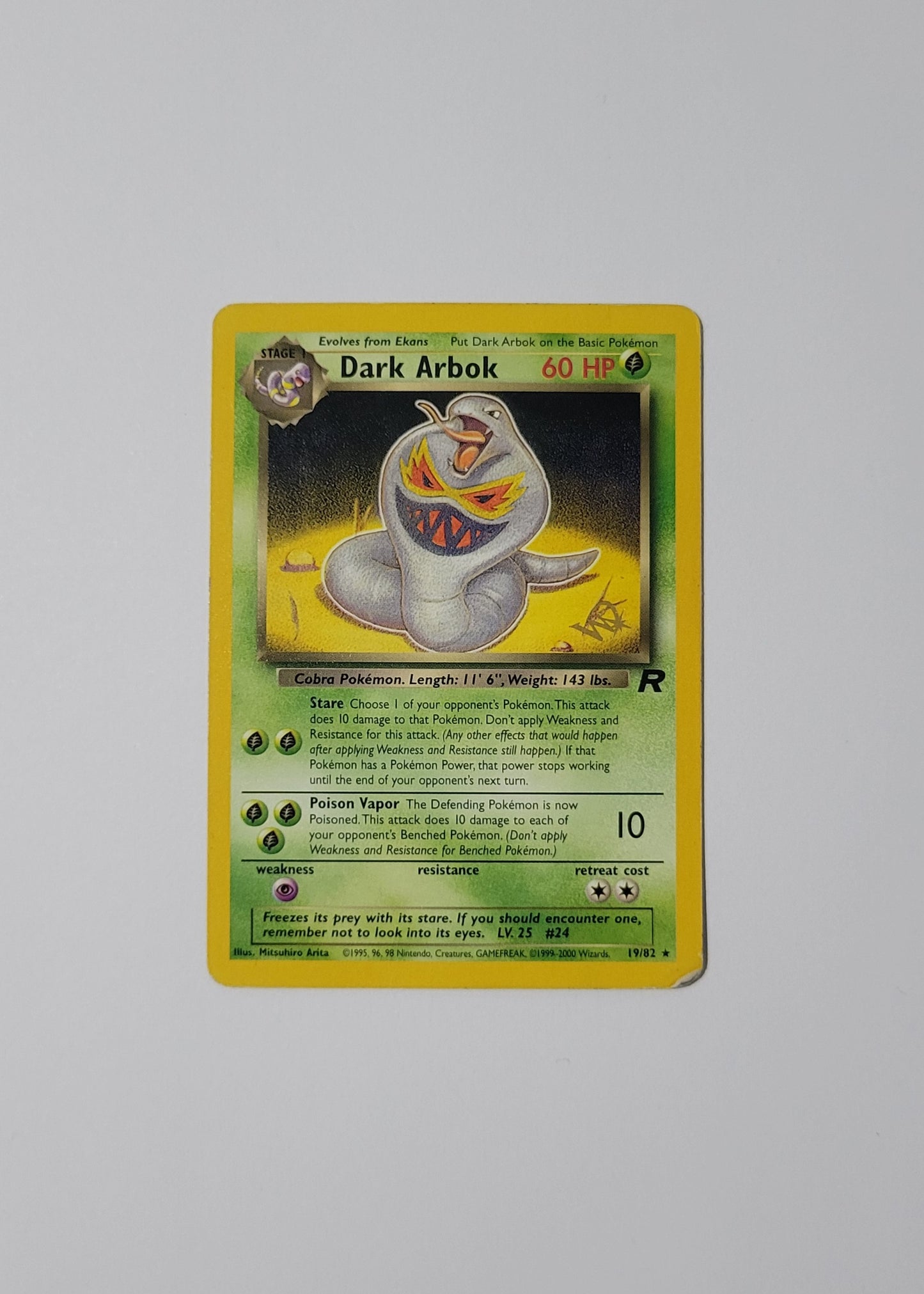 Dark Arbok 19/82 (Wizards Stamped) - Team Rocket