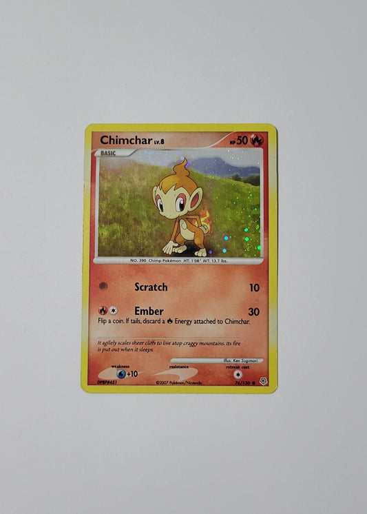 Chimchar LV. 8 76/130 (Cosmos Holo) - Diamond & Pearl Base Set