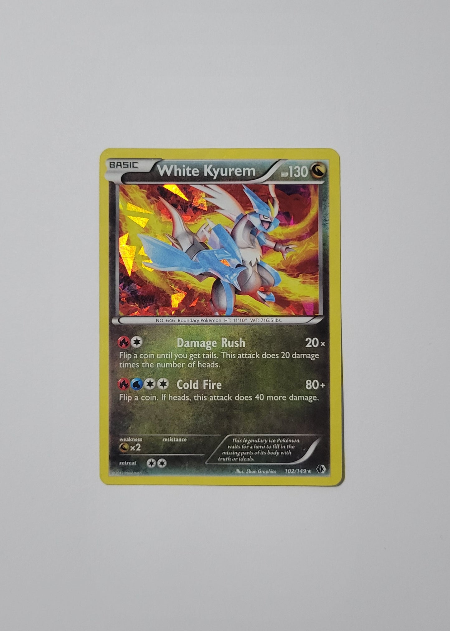 White Kyurem 102/149 - Boundaries Crossed