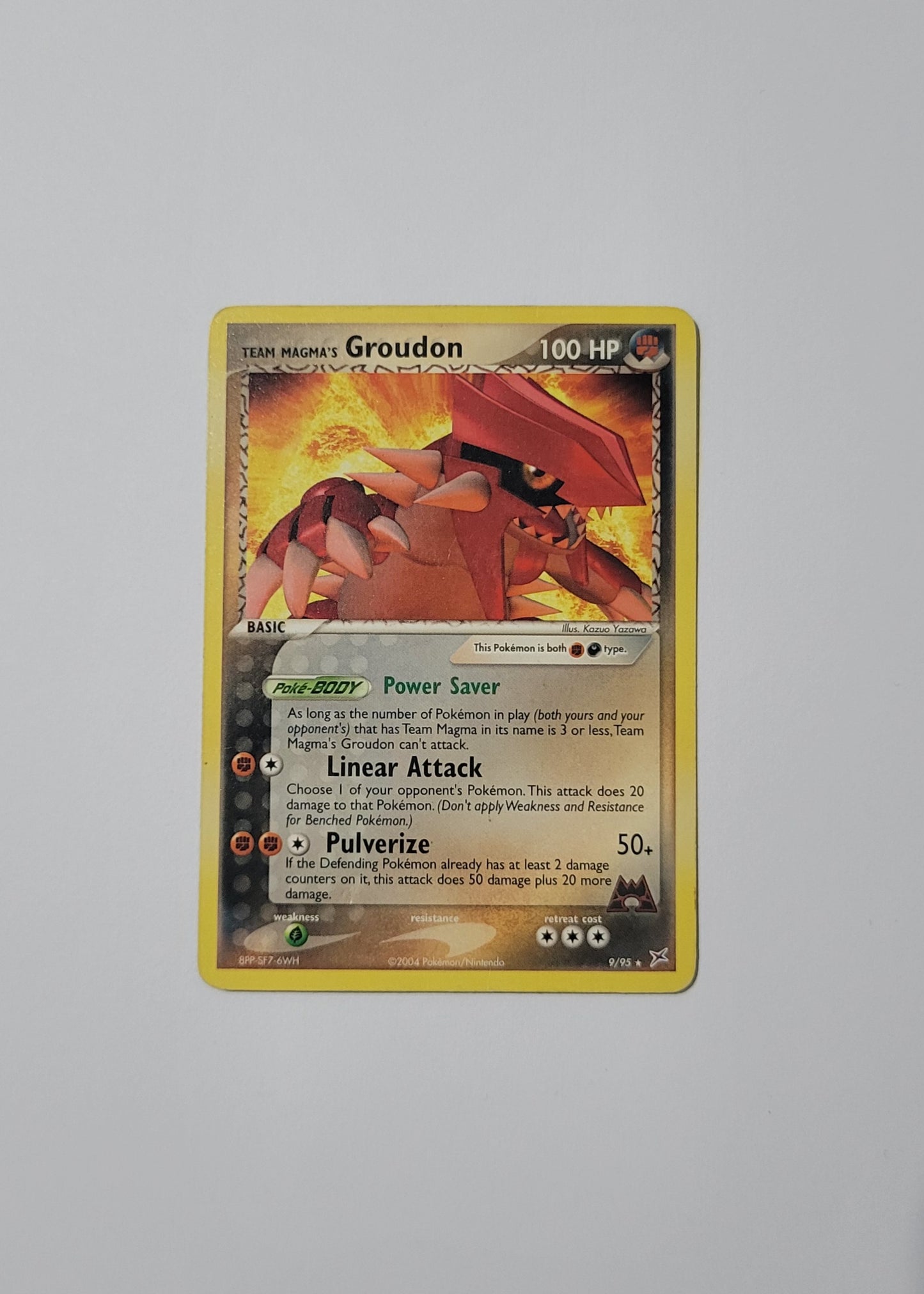 Team Magma's Groudon 9/95 - EX Team Magma vs. Team Aqua
