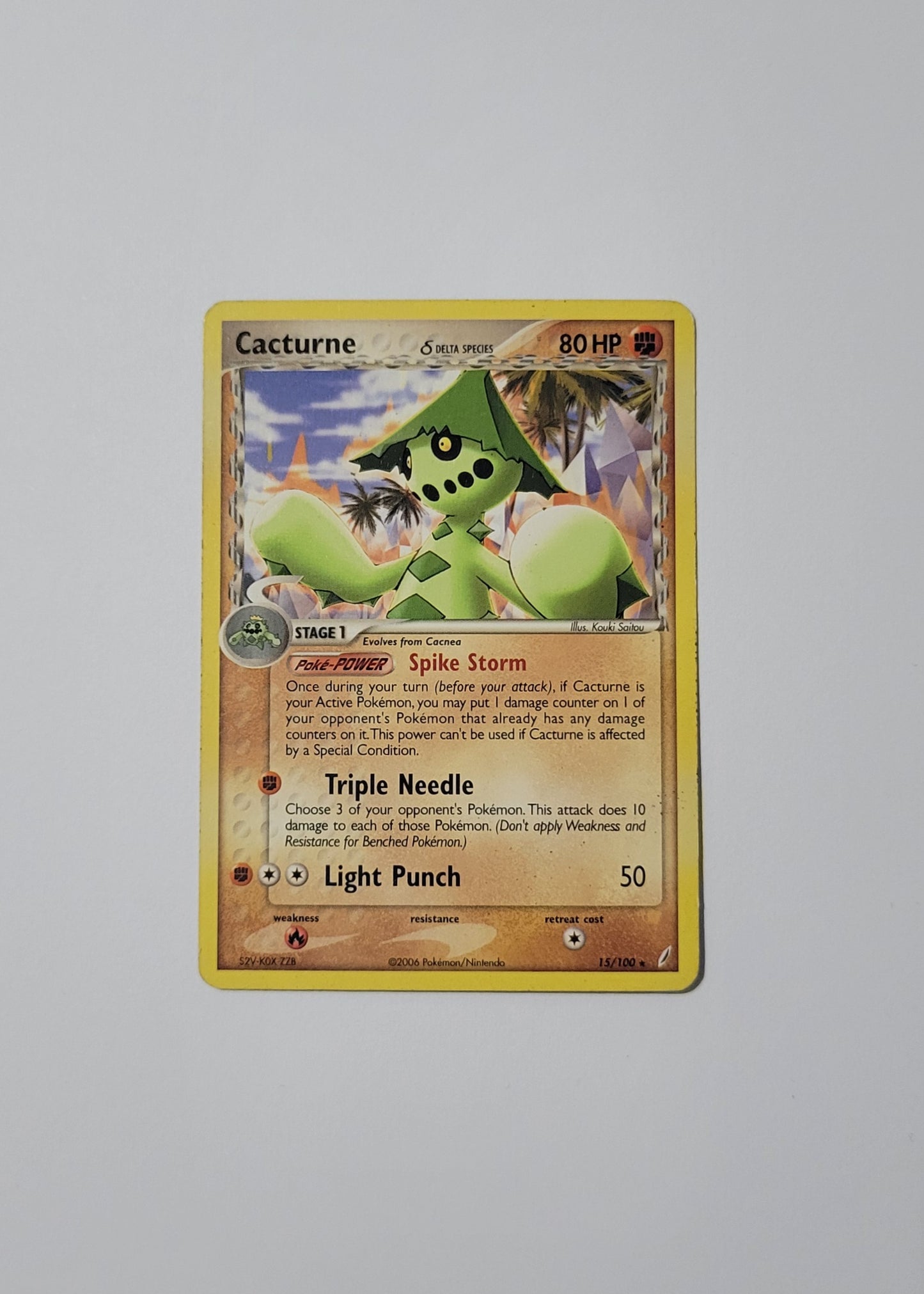 Cacturne 15/100 - EX Crystal Guardians