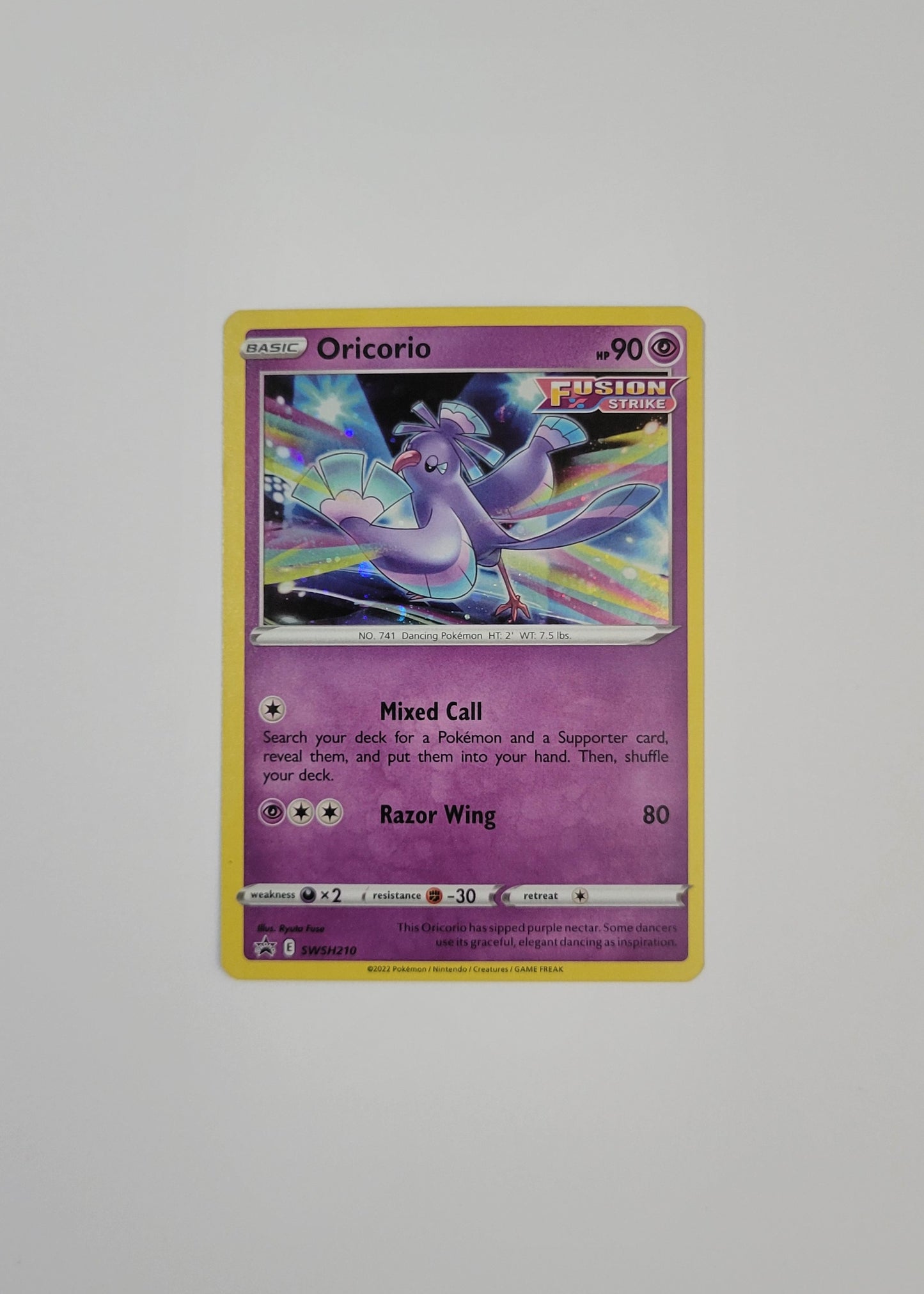 Oricorio SWSH210 - Black Star Promo