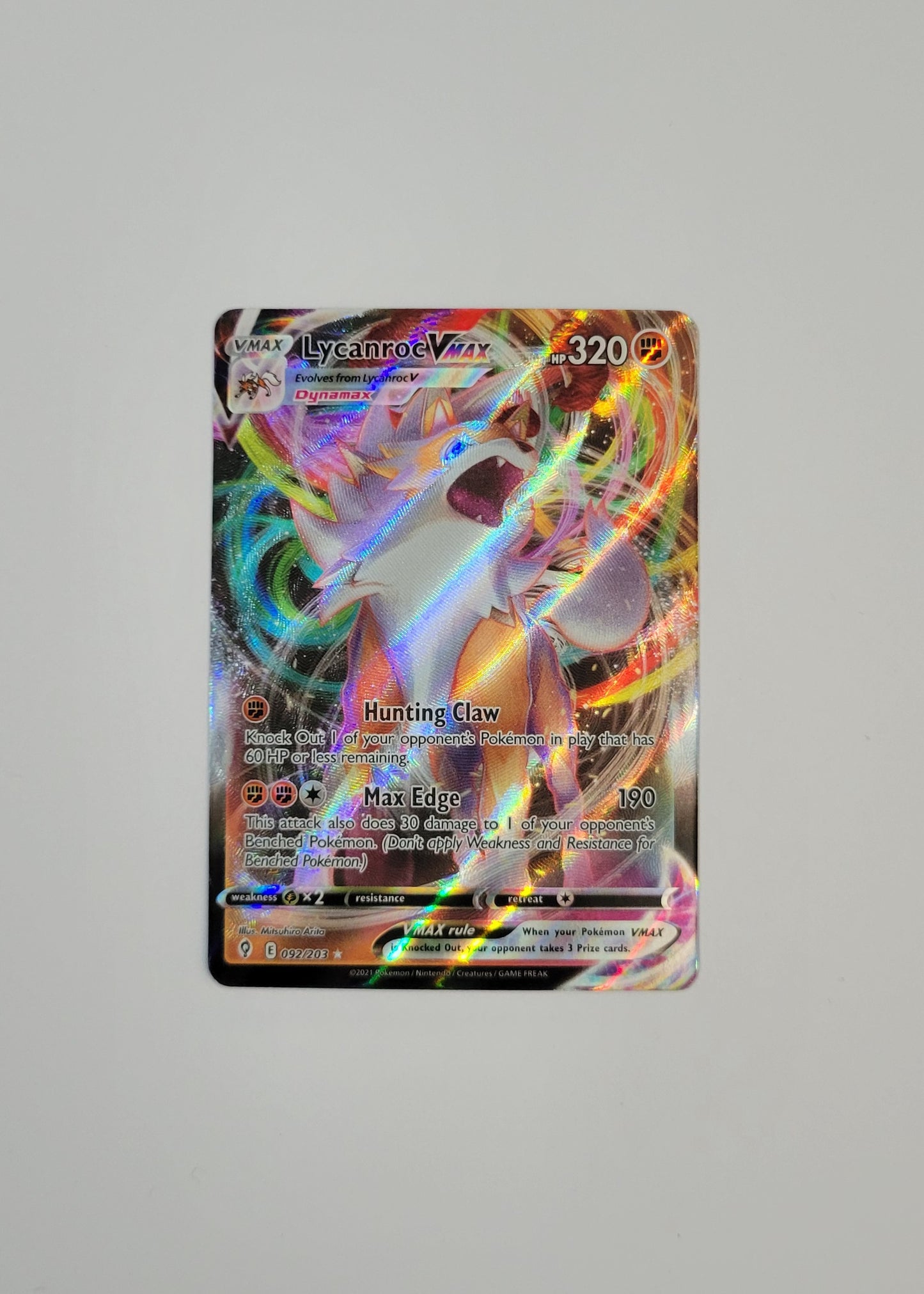 Lycanroc VMAX 092/203 - Evolving Skies
