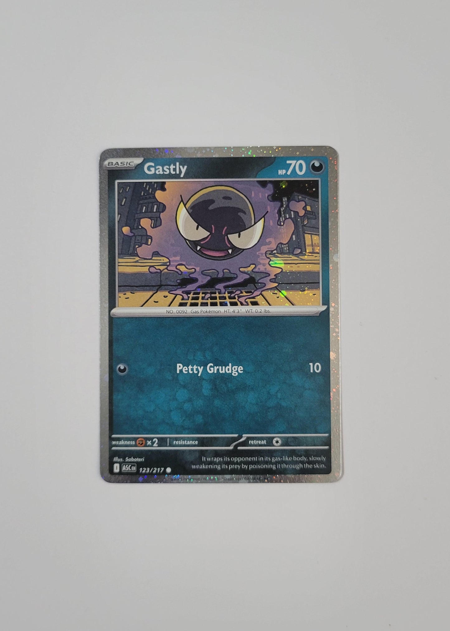 Gastly 123/217 (Cosmos Holo) - Ascended Heroes