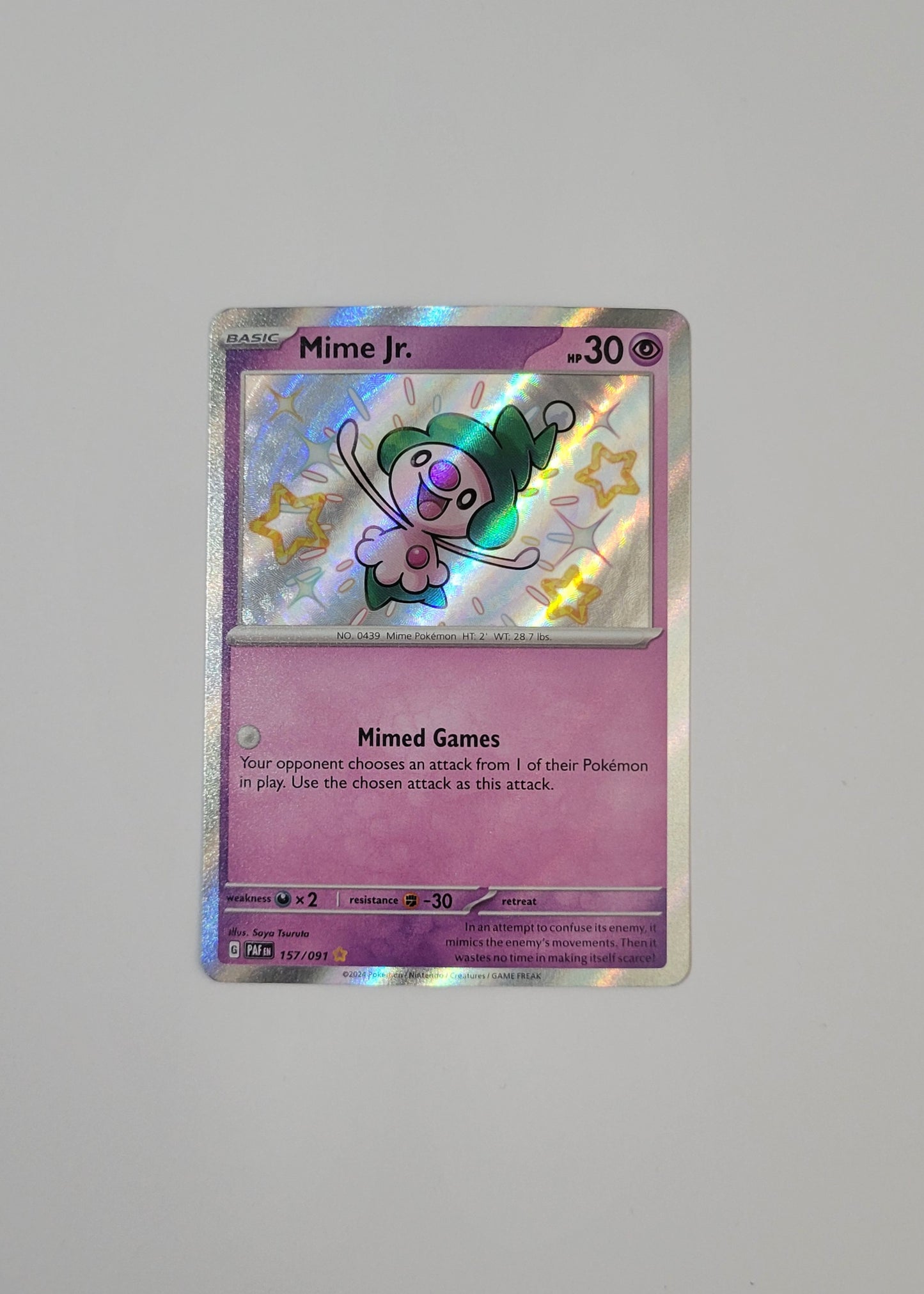 Mime Jr. 157/091 - Paldean Fates