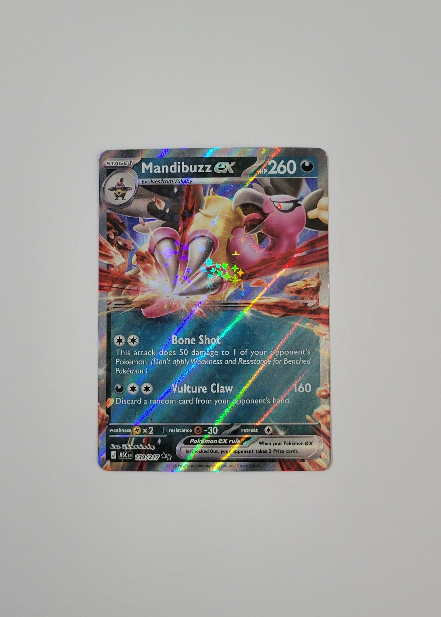 Mandibuzz ex 139/217 - Ascended Heroes