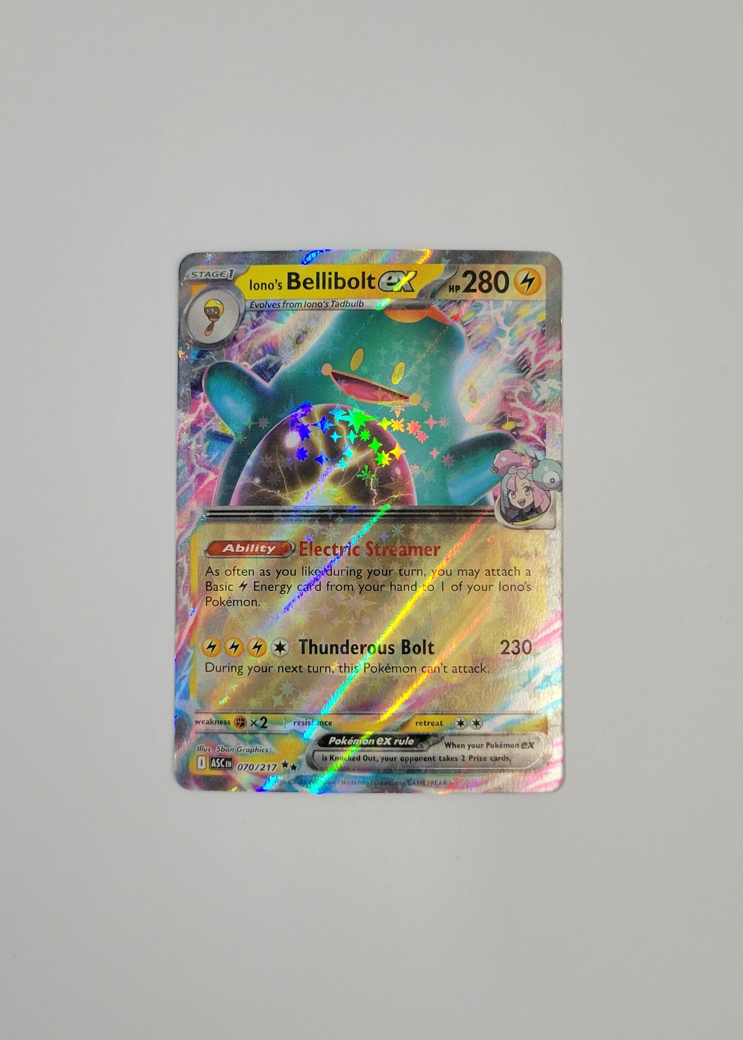 Iono's Bellibolt ex 070/217 - Ascended Heroes
