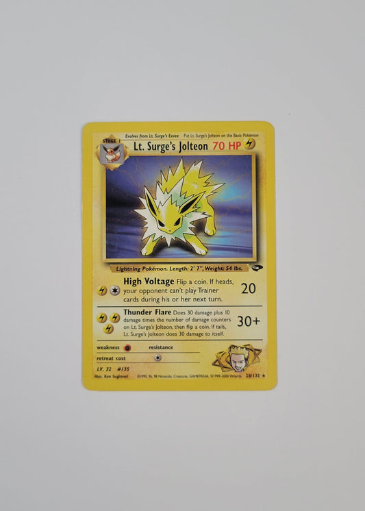 Lt. Surge's Jolteon 28/132 - Gym Challenge
