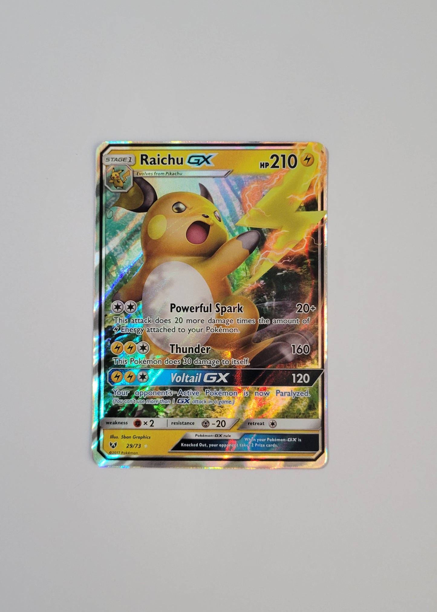Raichu GX 29/73 - Shining Legends