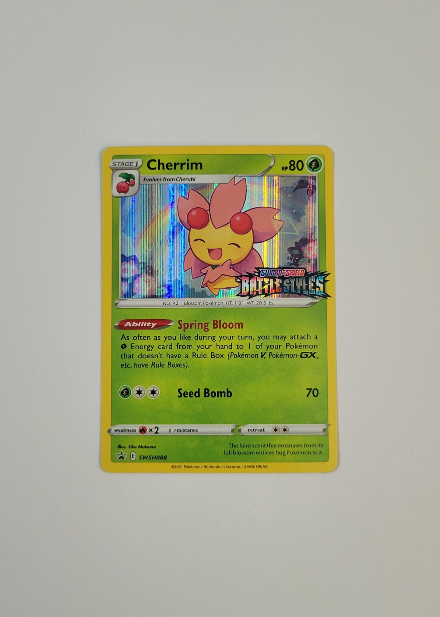 Cherrim SWSH088 - Black Star Promo