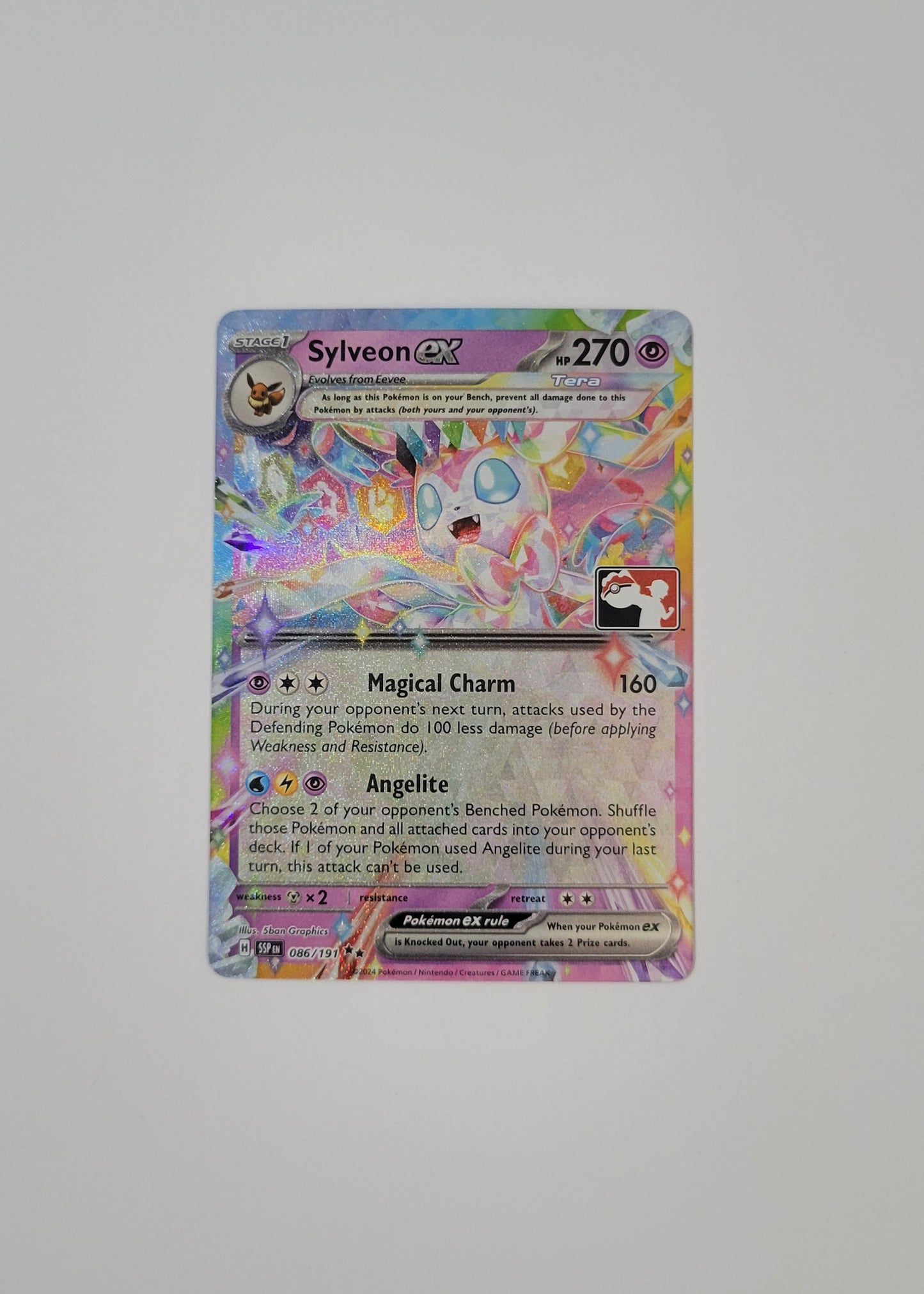 Sylveon ex 086/191 (Play Stamped) - Surging Sparks