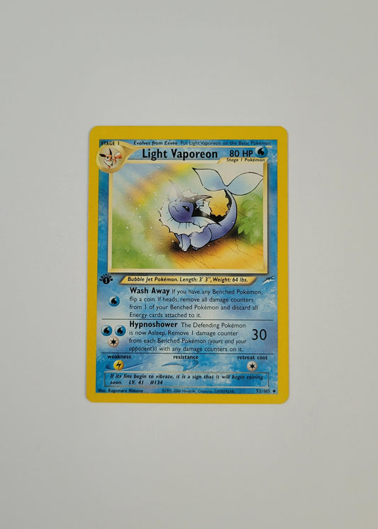 Light Vaporeon 52/105 - Neo Destiny