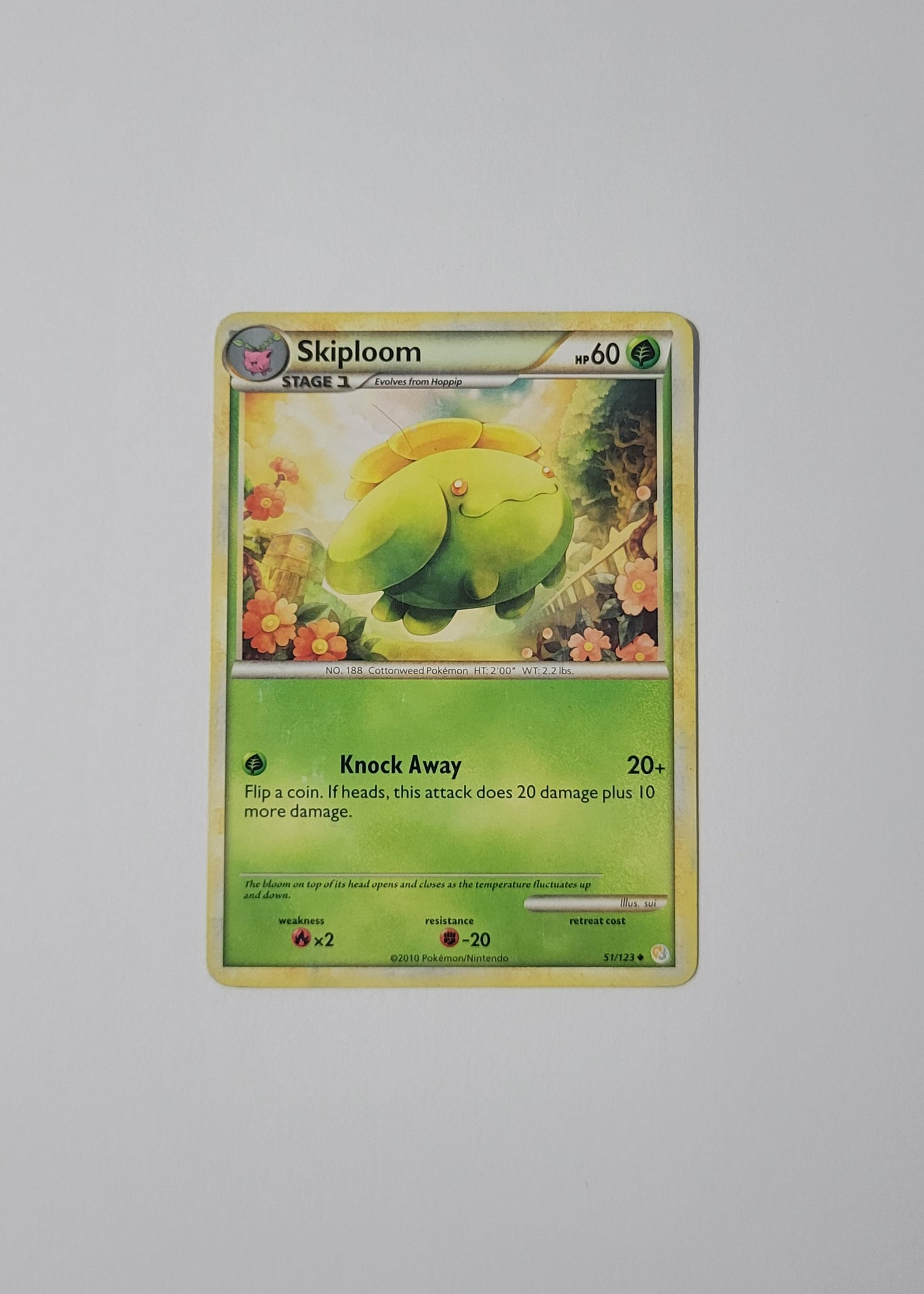 Skiploom 51/123 (Non-Holo) - HeartGold & SoulSilver Base Set