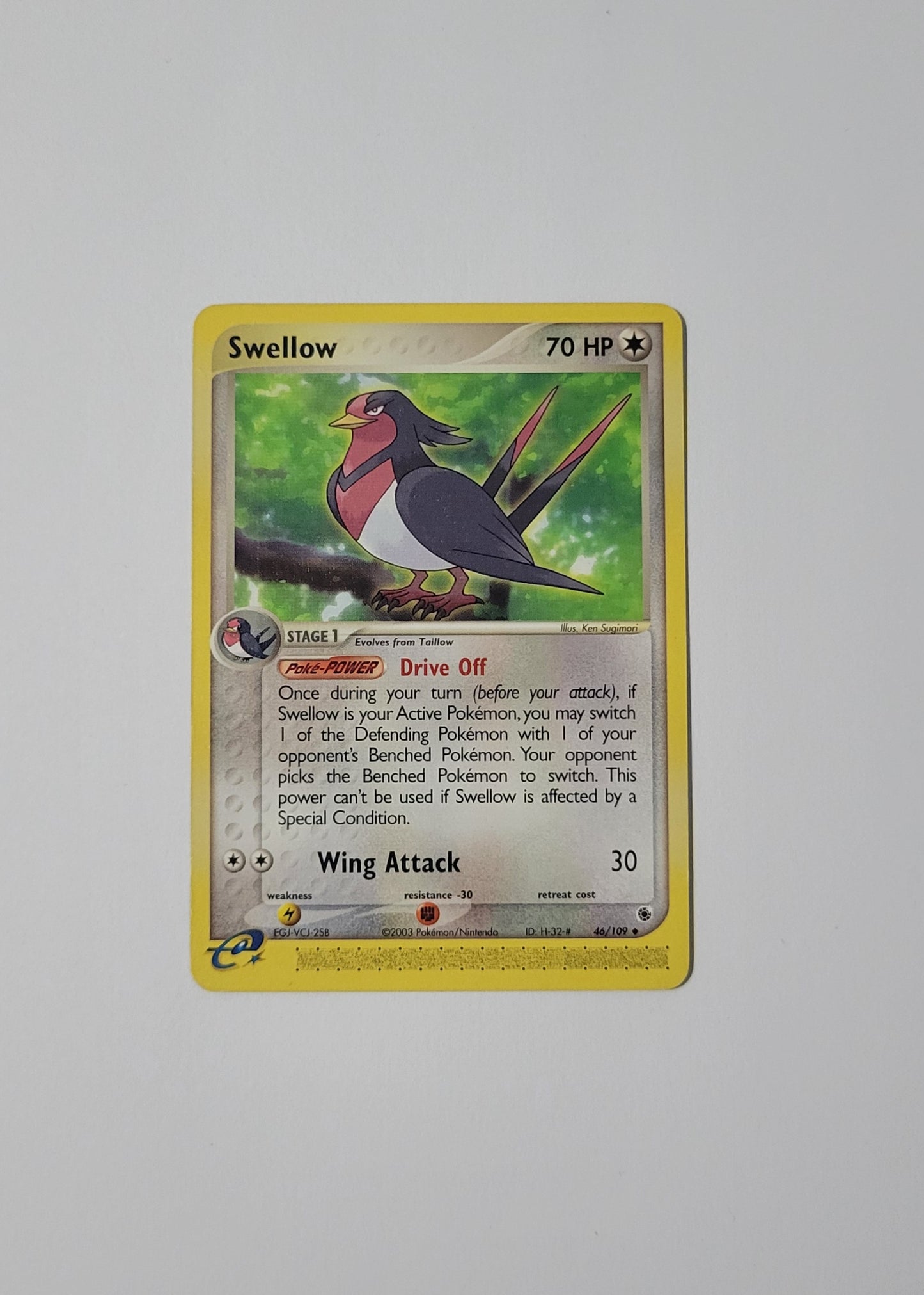 Swellow 46/109 - EX Ruby & Sapphire