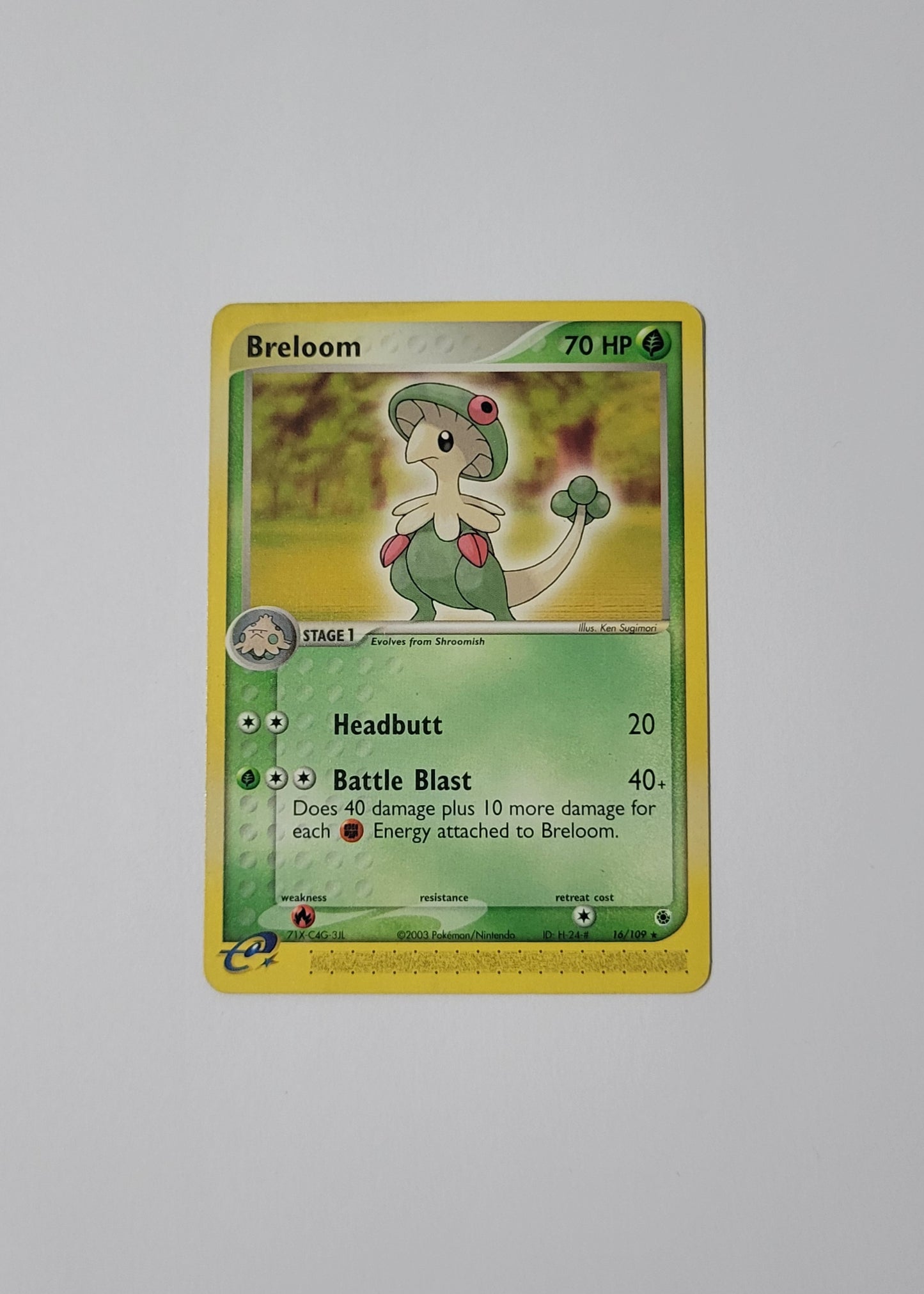 Breloom 16/109 - EX Ruby & Sapphire