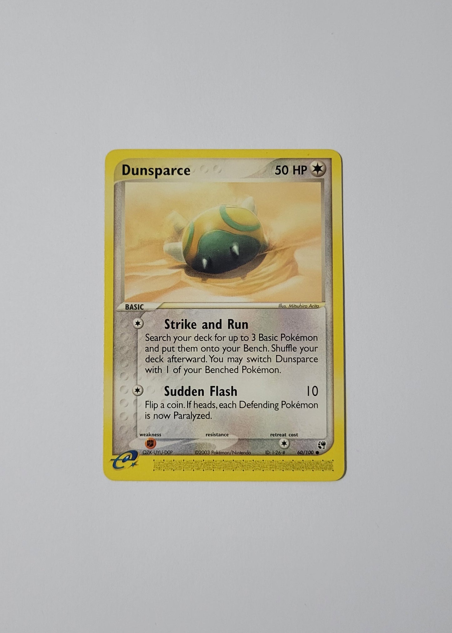 Dunsparce 60/100 - EX Sandstorm