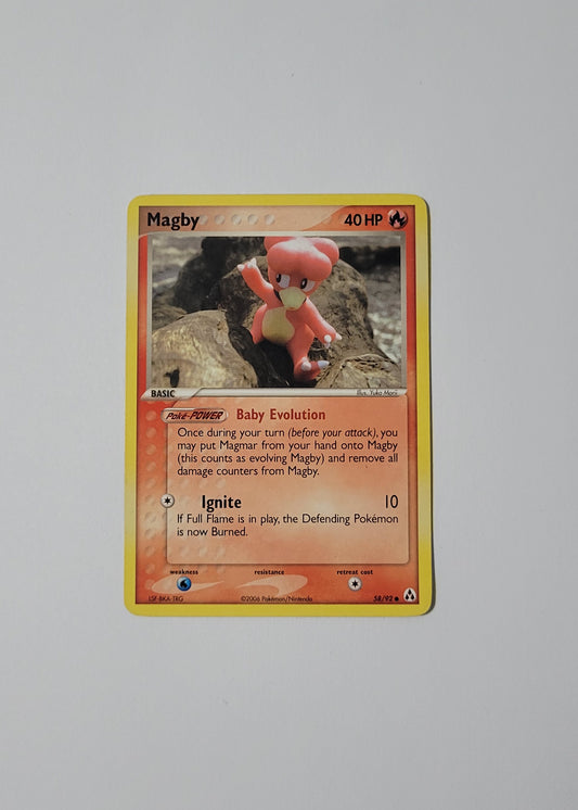 Magby 58/92 - EX Legend Maker