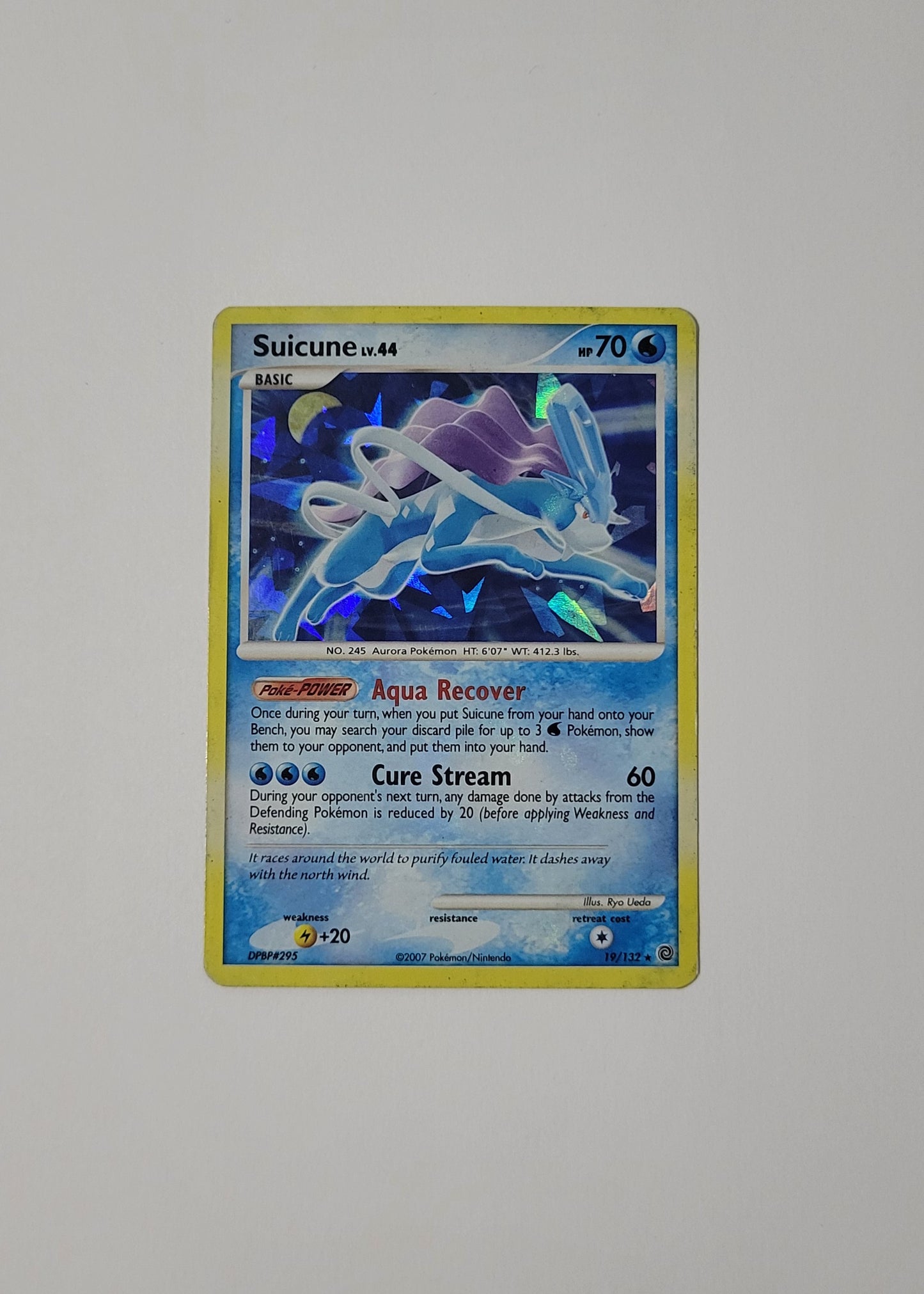 Suicune LV.44 19/132 (Cracked Ice) - Secret Wonders
