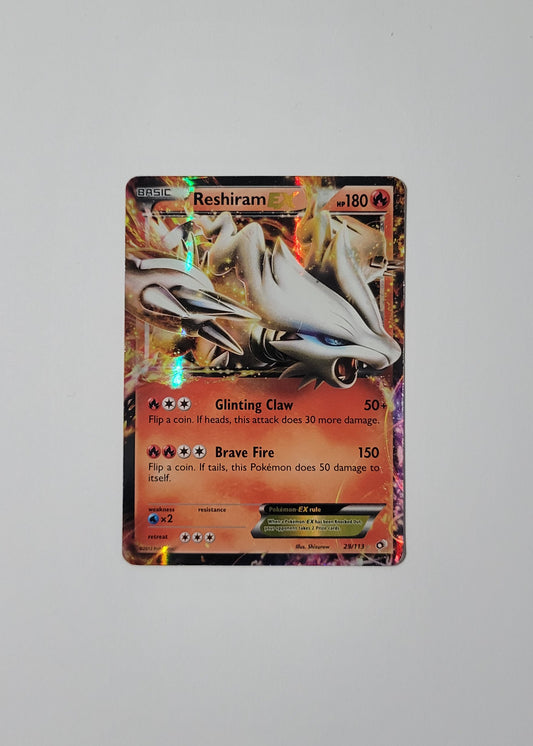 Reshiram EX 29/113 - Legendary Treasures