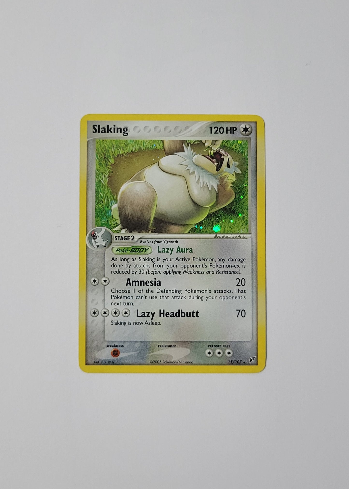 Slaking 15/107 (Holo) - EX Deoxys