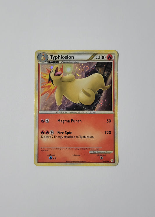 Typhlosion 32/123 (Holo) - HeartGold & SoulSilver Base Set