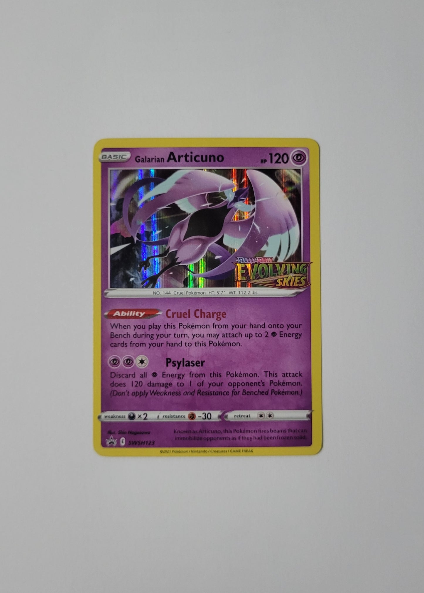 Galarian Articuno SWSH123 - Black Star Promo