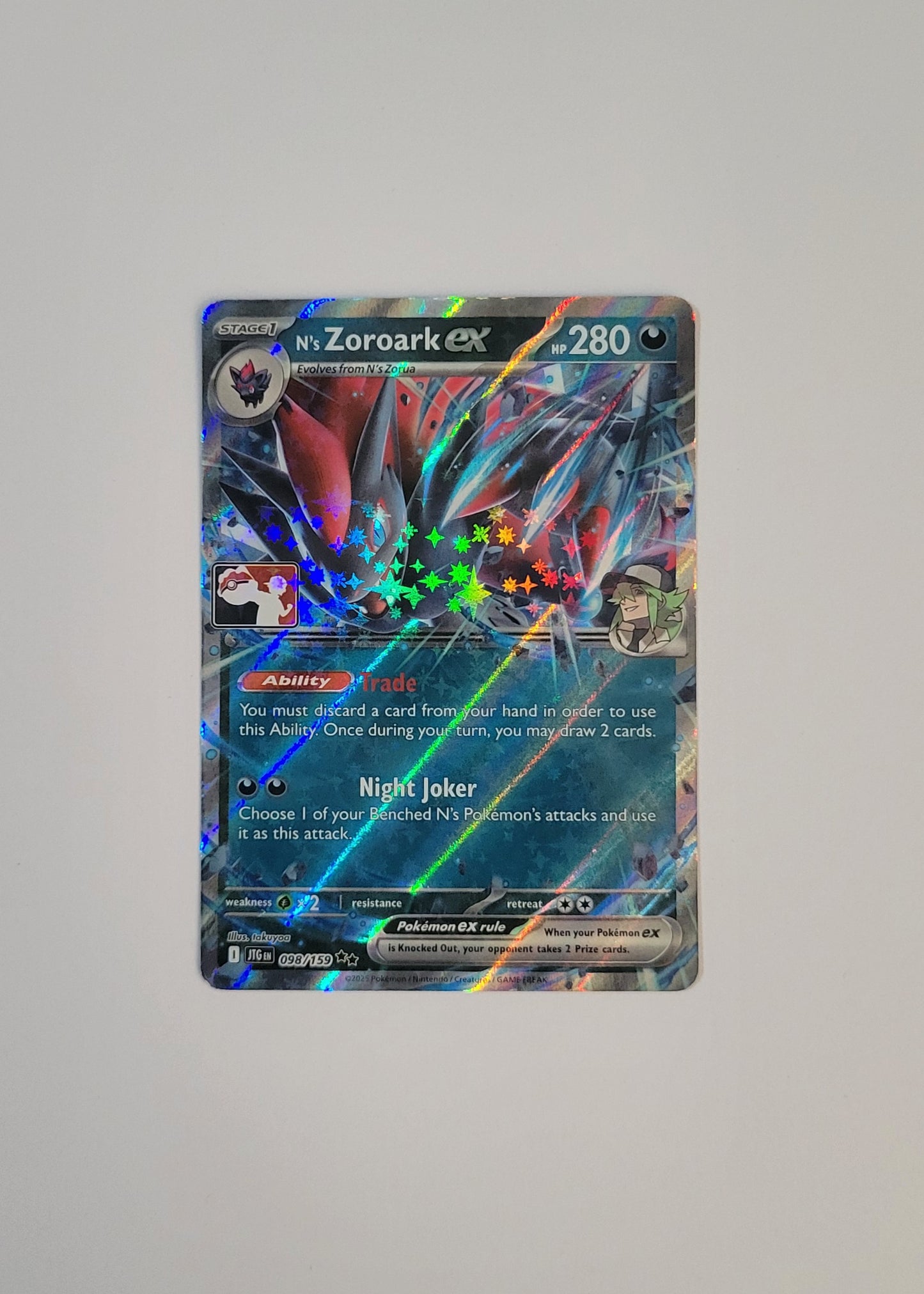 N's Zoroark ex 098/159 (Play Stamped) - Journey Together