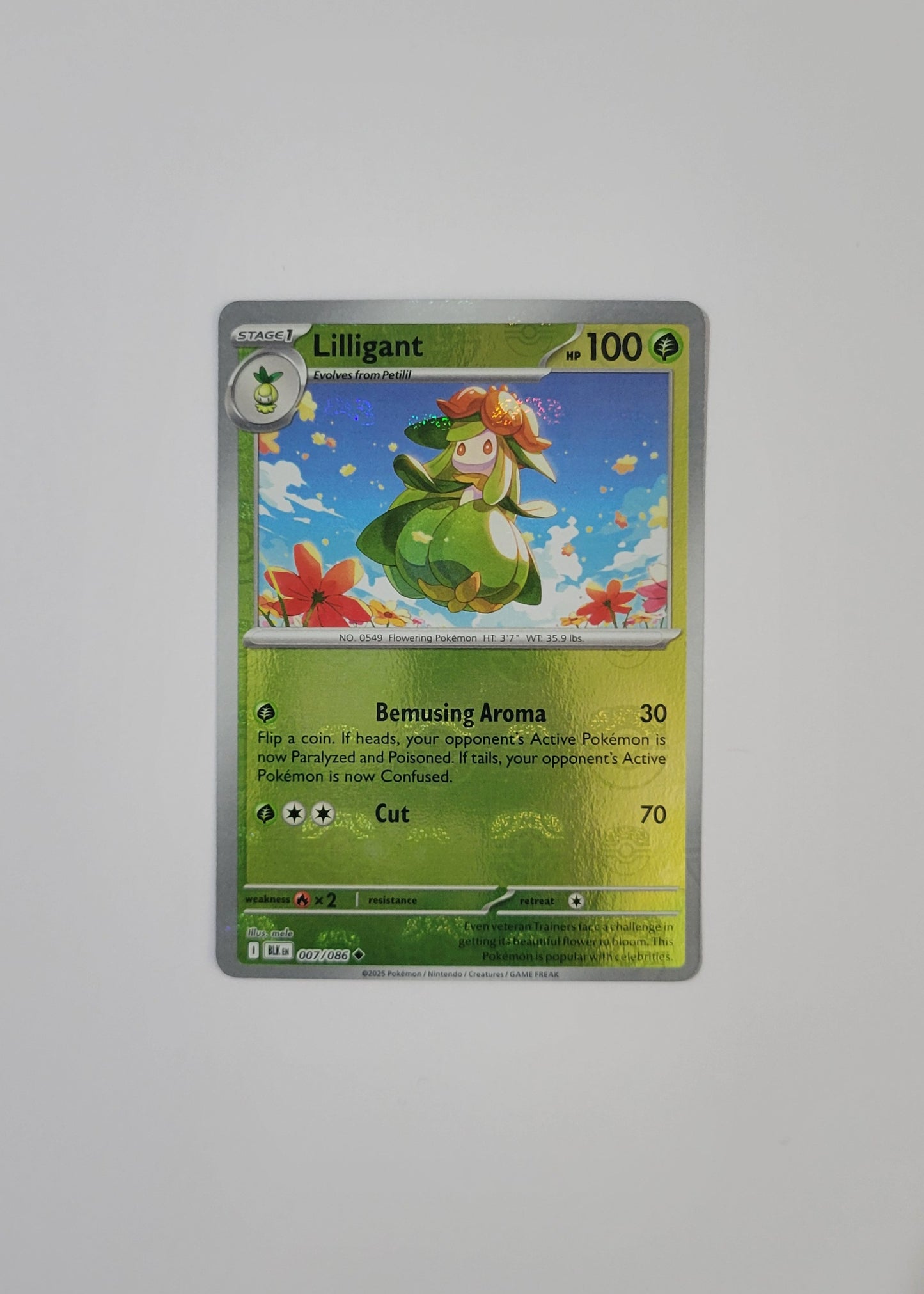 Lilligant 007/086 (Master Ball) - Black Bolt