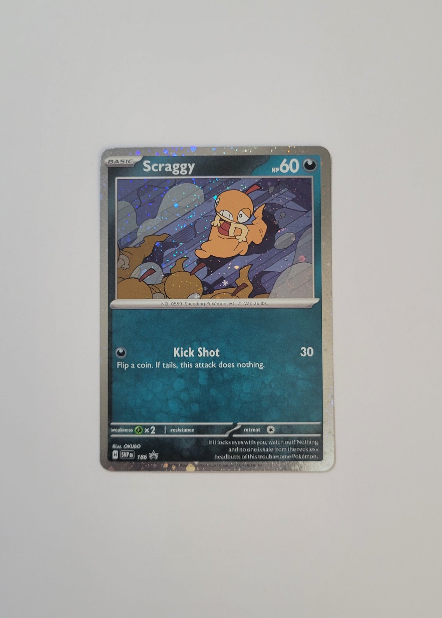 Scraggy SVP186 - Black Star Promo