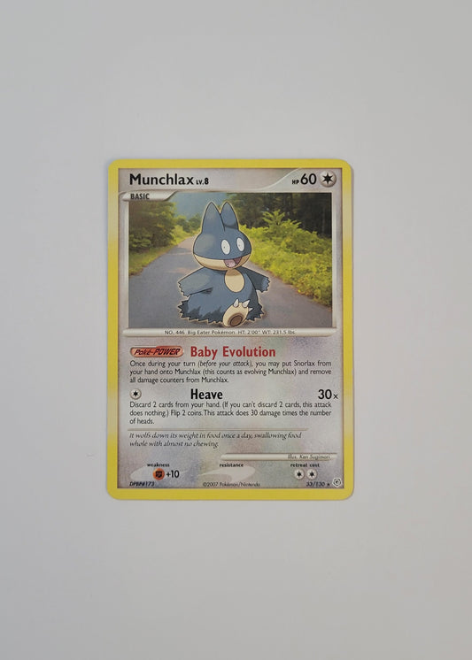 Munchlax LV.8 33/130 - Diamond & Pearl