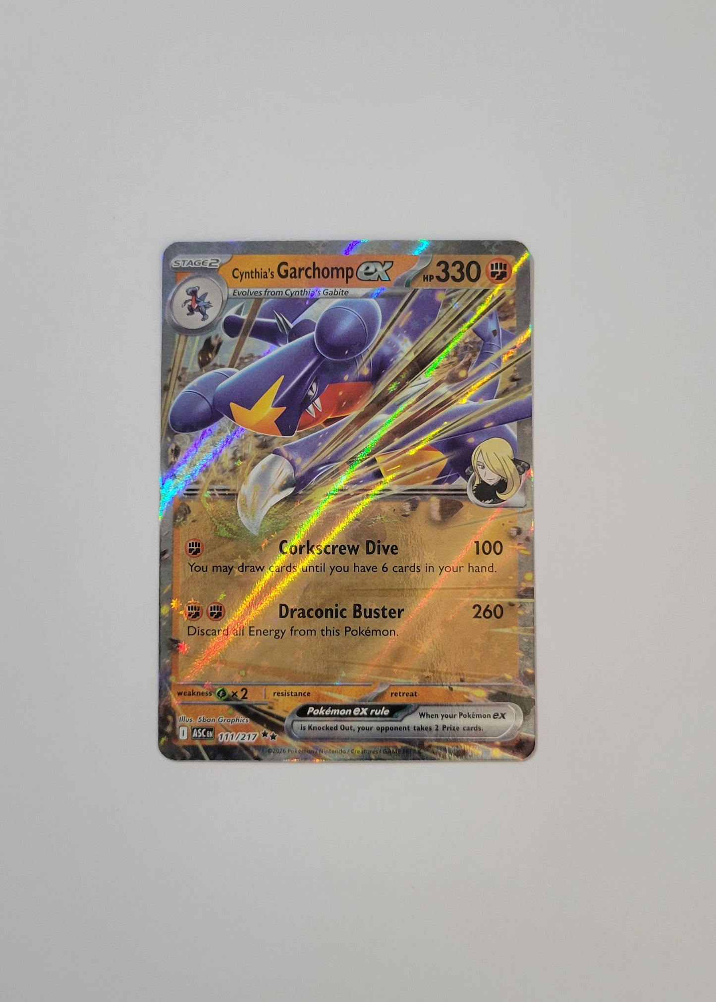 Cynthia's Garchomp ex 111/217 - Ascended Heroes
