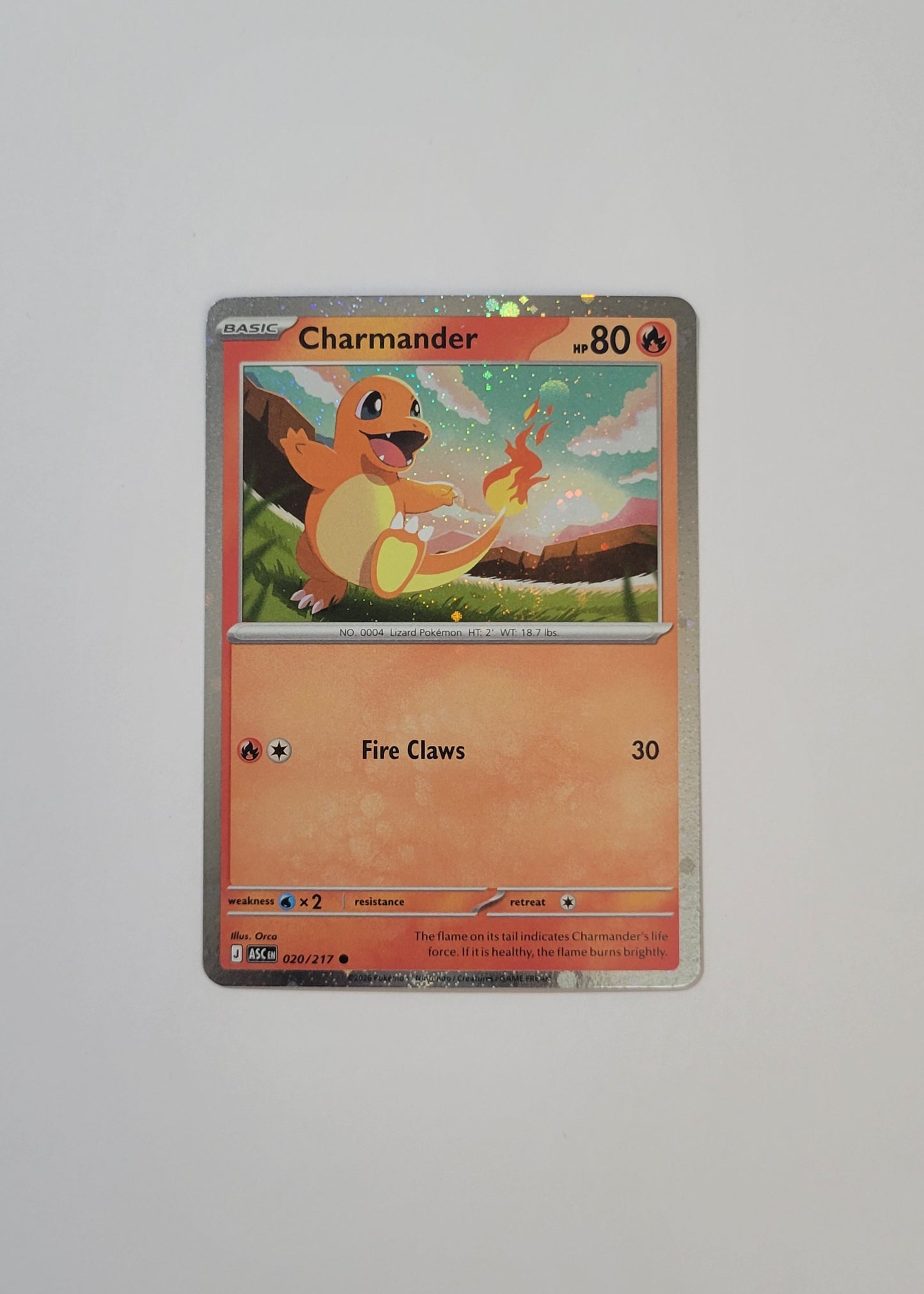 Charmander 020/217 (Cosmos Holo) - Ascended Heroes